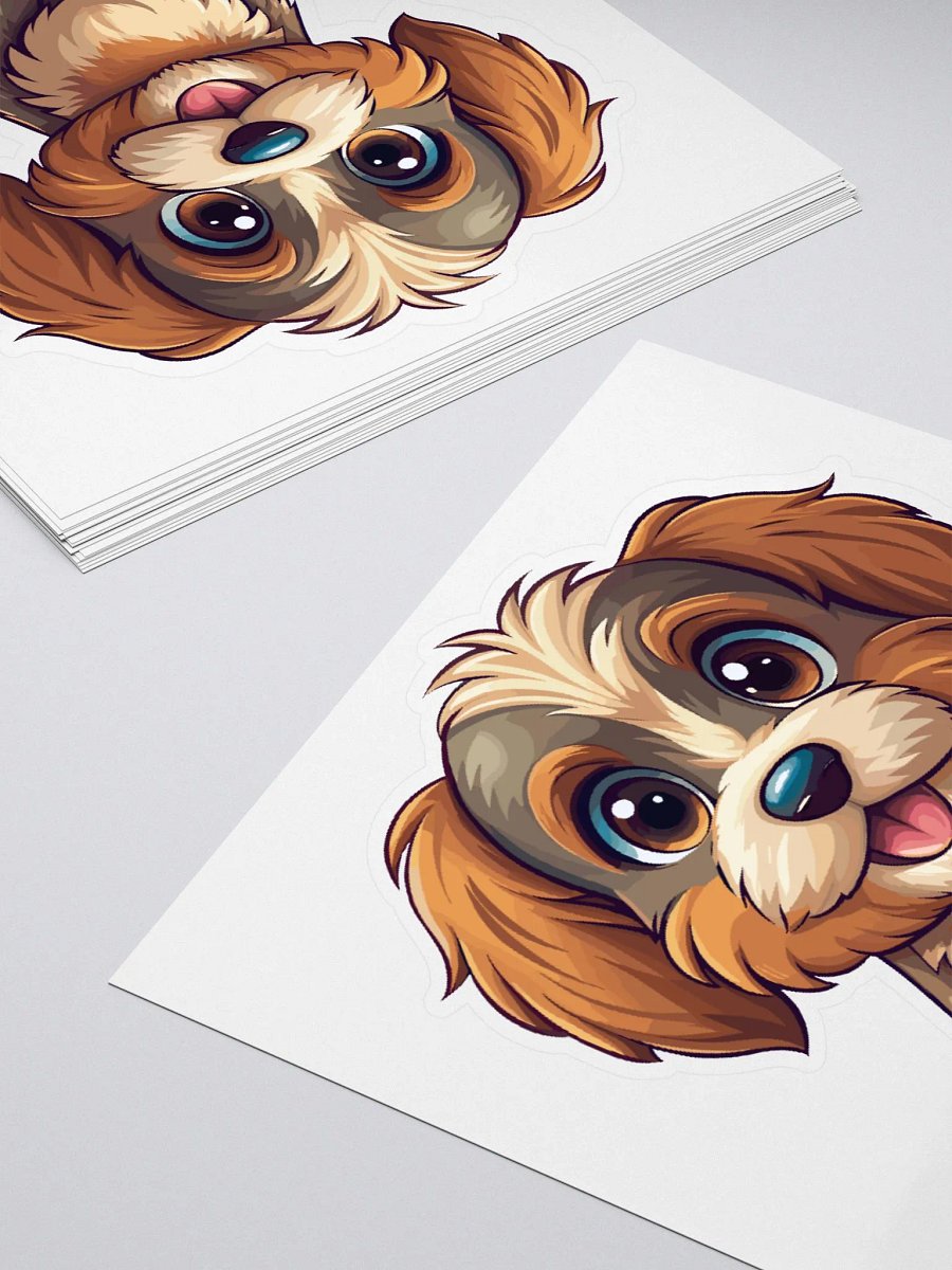 Cute Cartoon Dog 1 , Sticker product image (4)