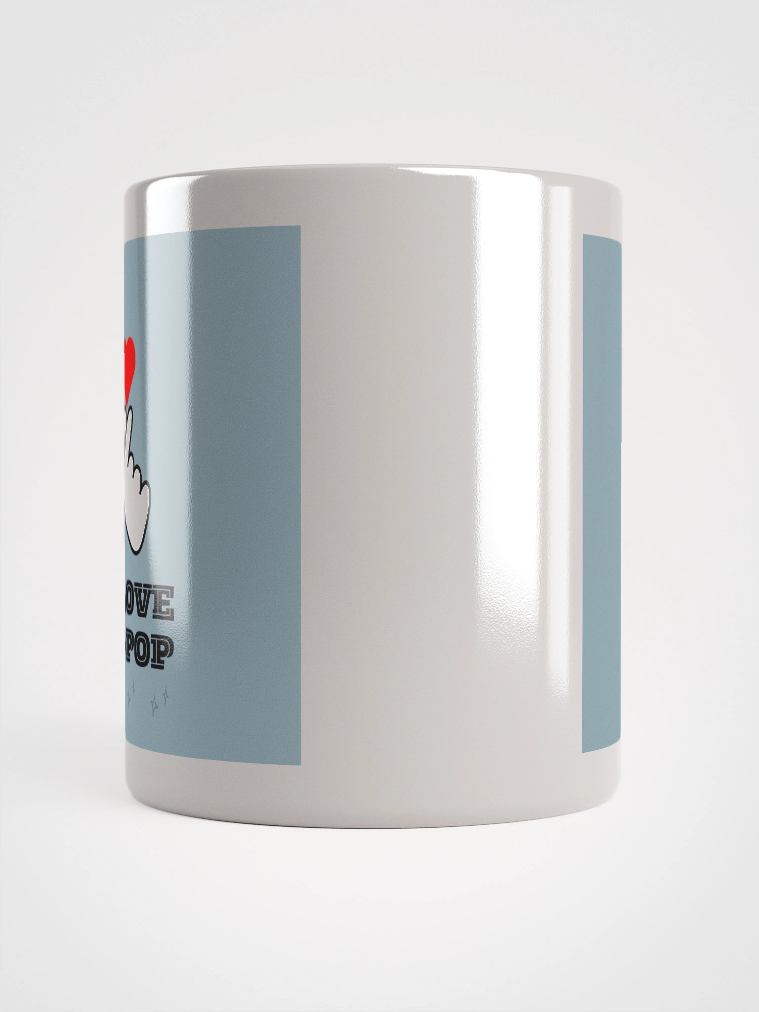K-POP South Korean finger heart symbol mug product image (6)