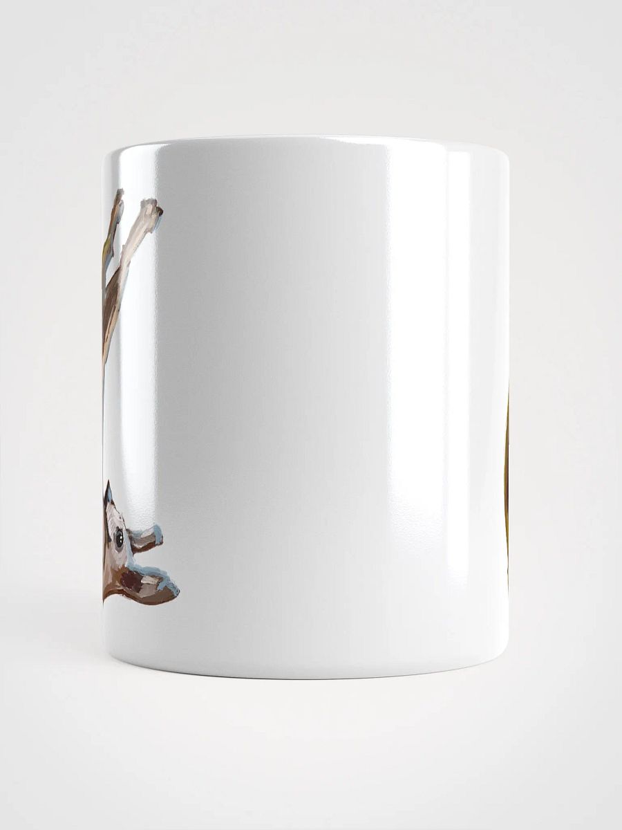 Orejas being cute painting, White Glossy Mug product image (15)