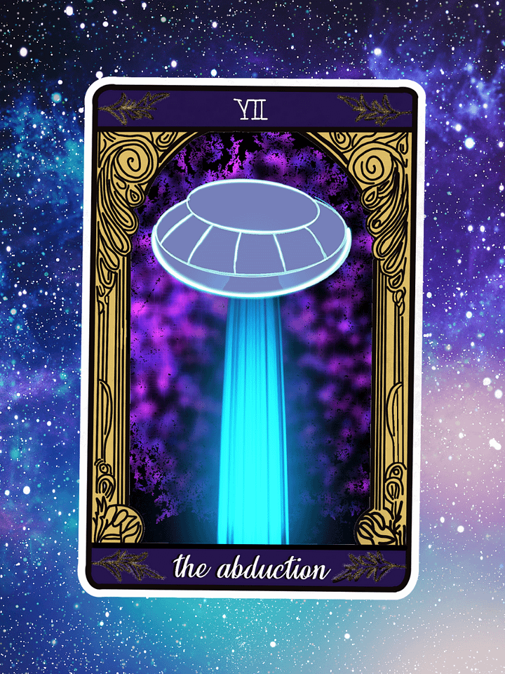 Sims Tarot Sticker - The Abduction product image (1)