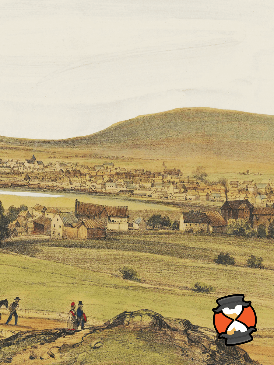 Christiania 1840 Poster Print - Restored Historic City View (Unframed) product image (3)