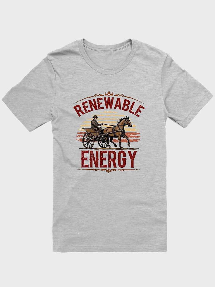 Sunset Carriage Ride Renewable Energy T-Shirt product image (11)
