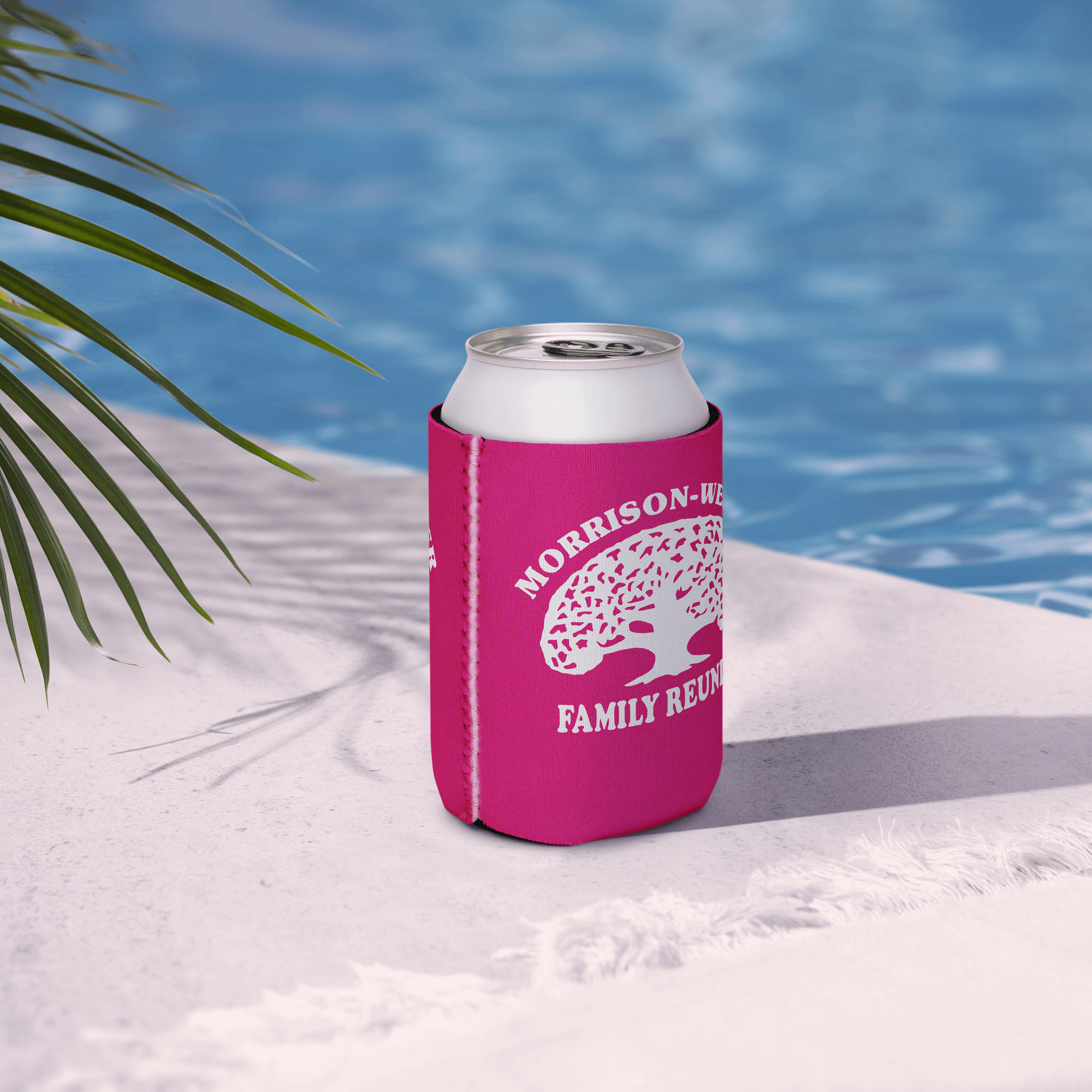 "Morrison-Werner Family Tree" Can Coozie (Magenta) product image (6)