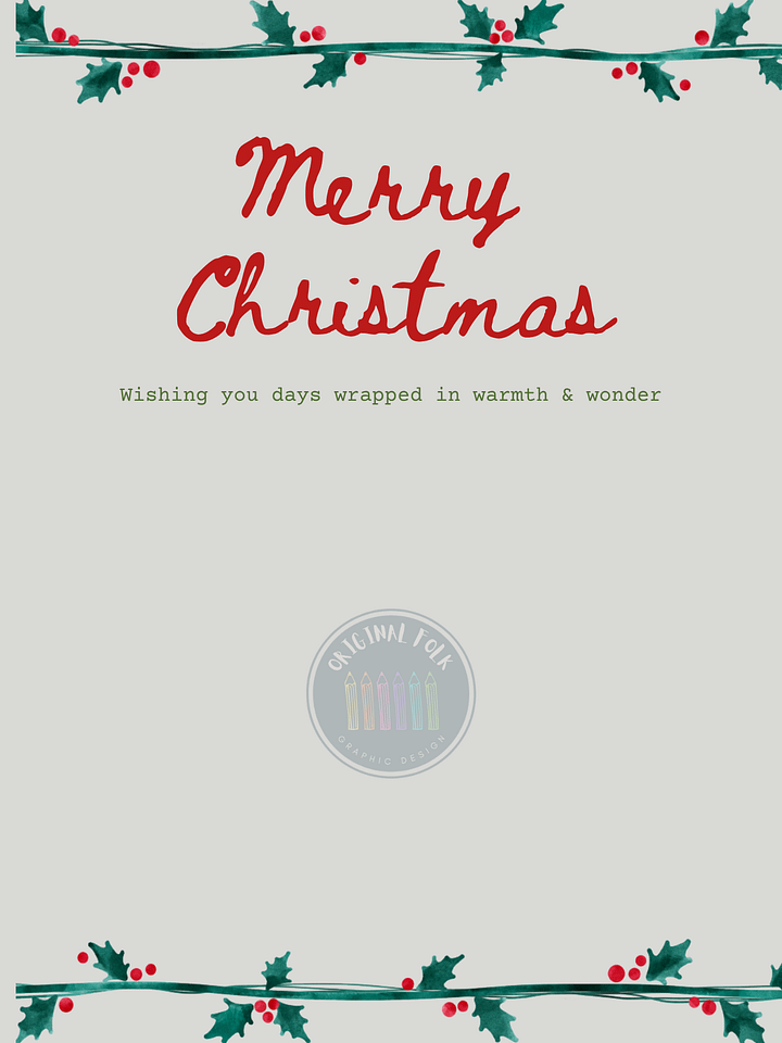 Christmas cards - snow angel product image (2)