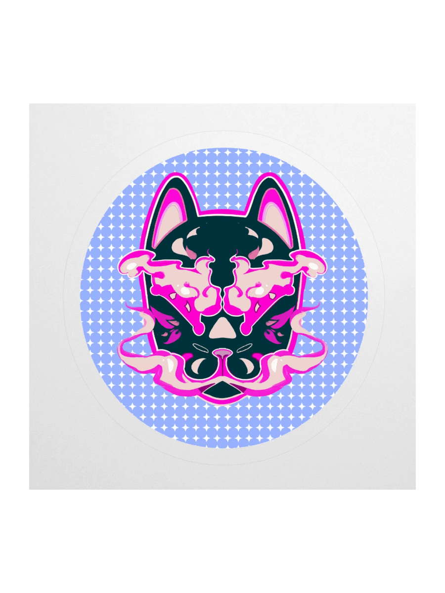 Symmetric Pup Kiss Cut Stickers product image (2)