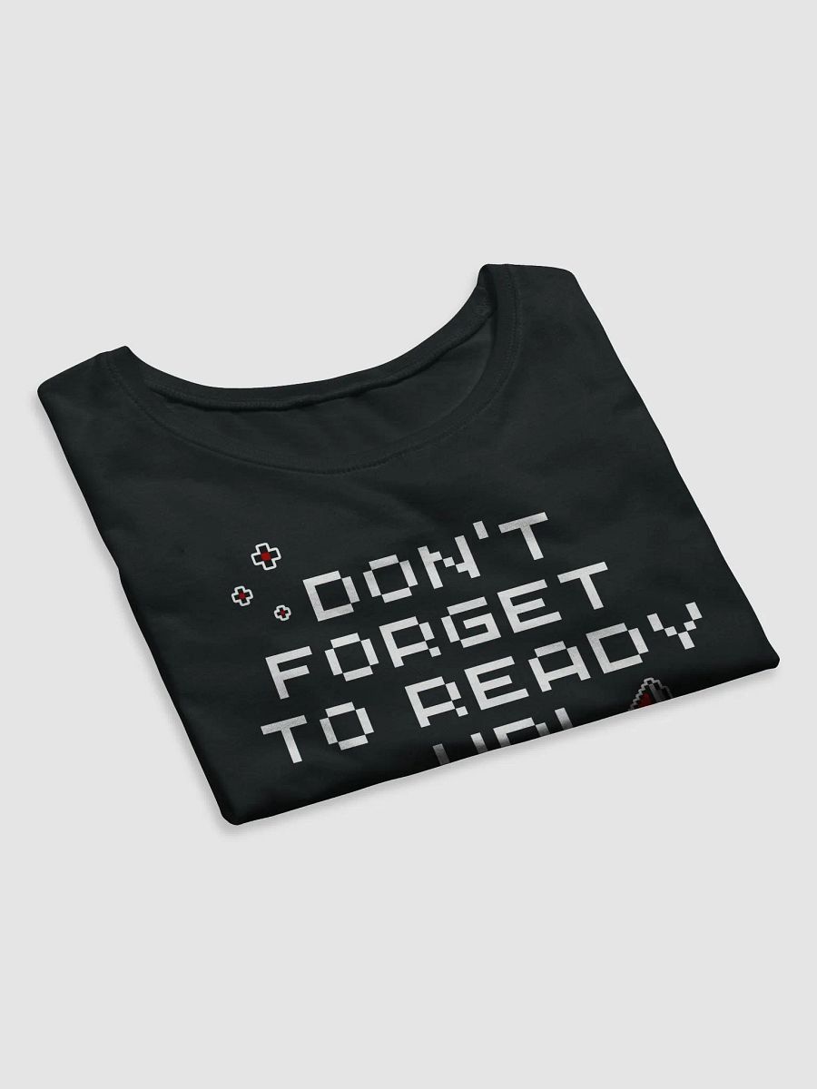 Dont Forget To Ready Up! Womens Printed Crop Top product image (4)