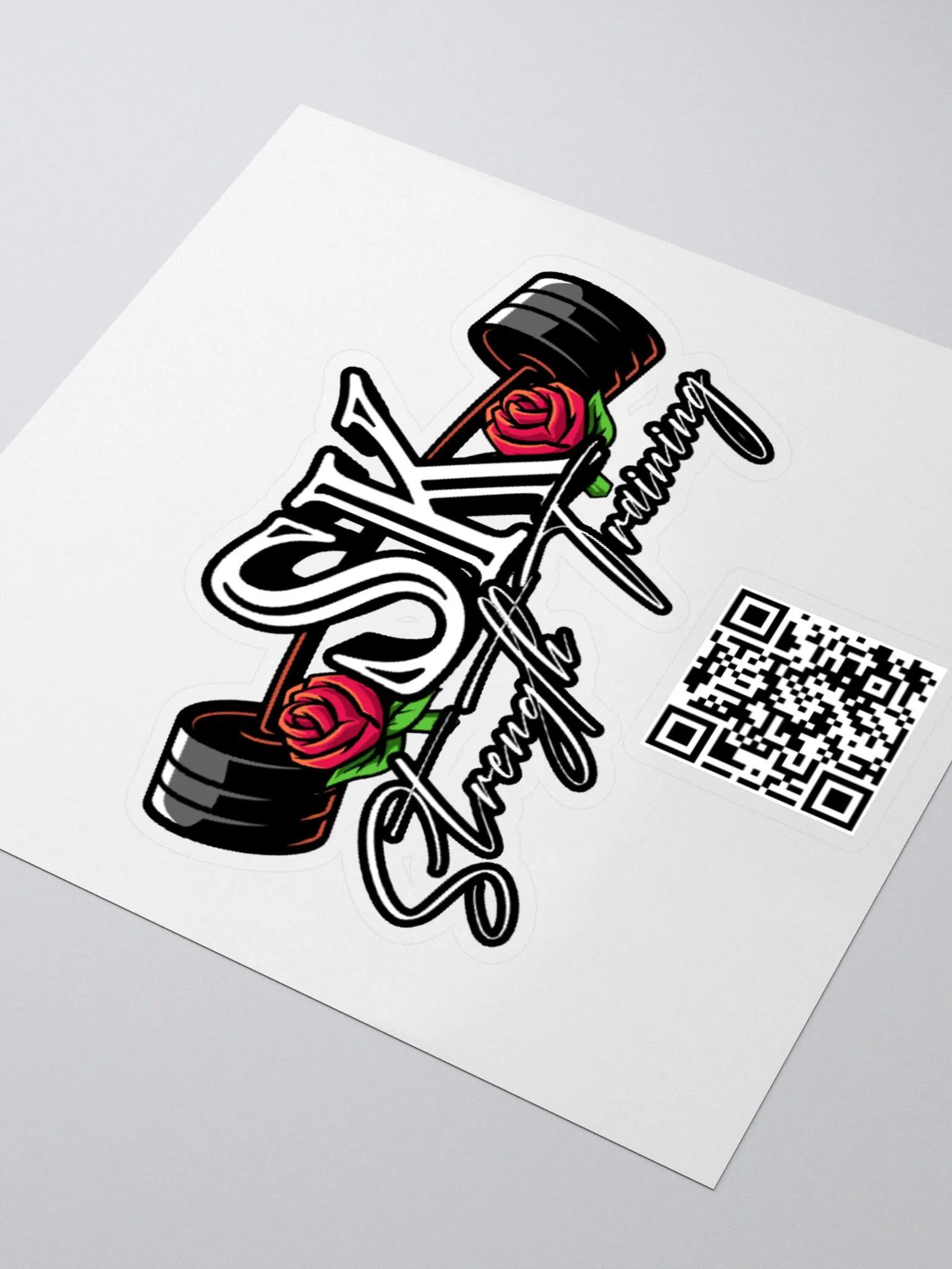 Strength Training Logo Kiss Cut Stickers product image (9)