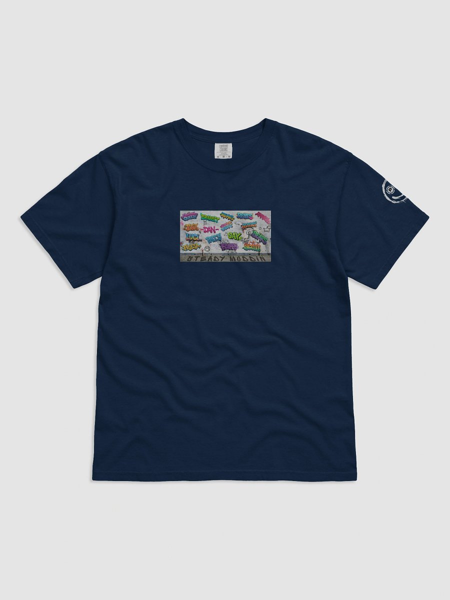 Steady Moddin graffiti wall tee product image (3)