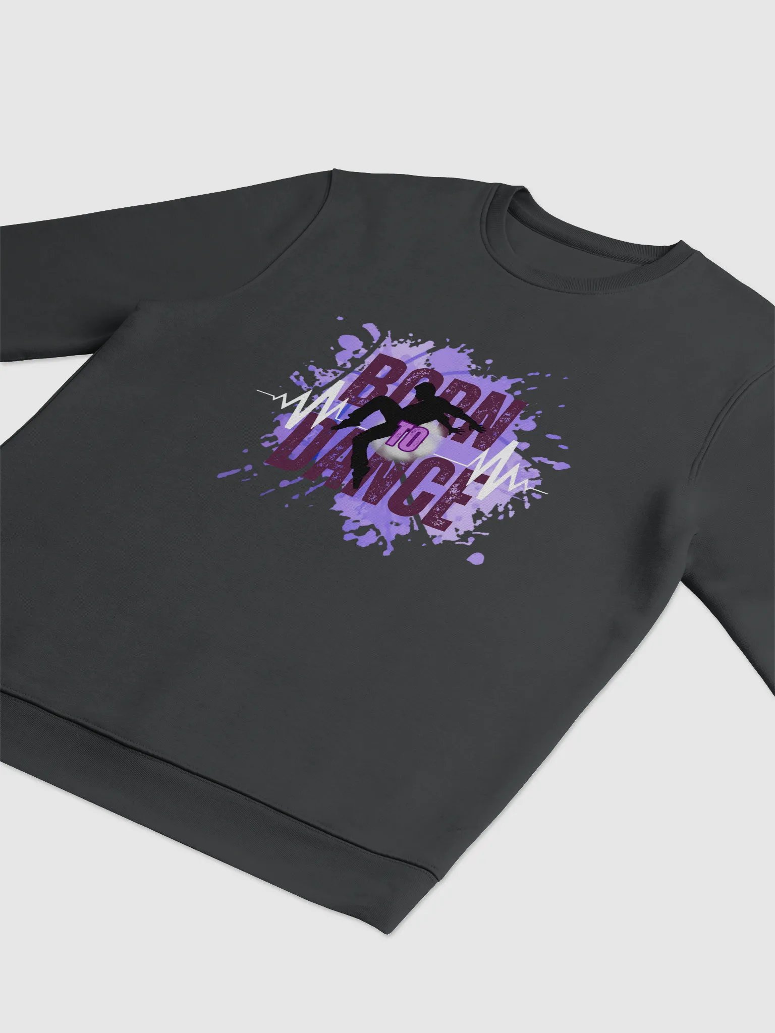 Born to Dance His Silhouette Unisex Eco Sweatshirt product image (7)