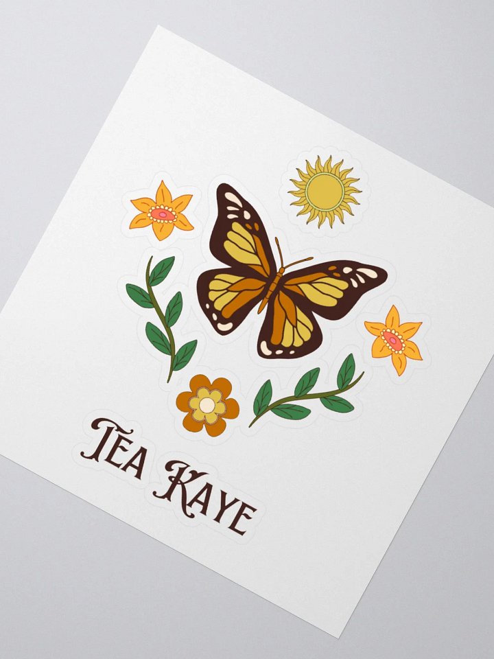 Butterfly Bliss Kiss Cut Stickers product image (6)