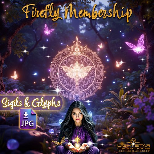 💠 MONTHLY SIGILS — Glyphs. Codes. Visual Activations.

Each month, Firefly members receive a digital sigil or visual artifact...