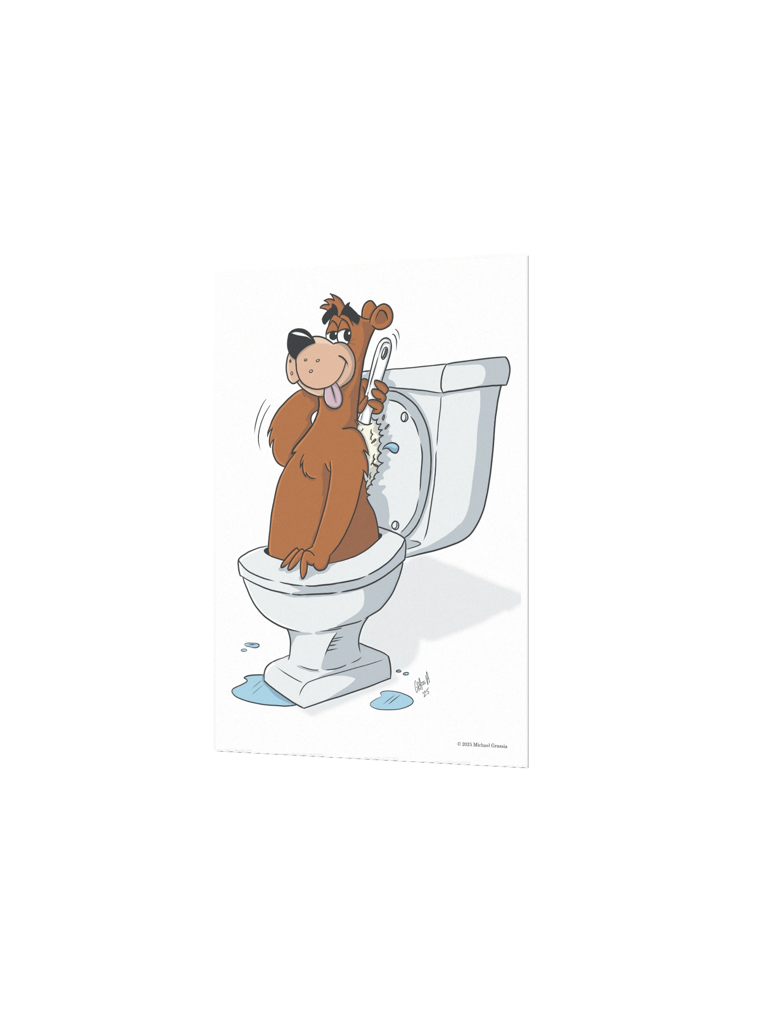 Toilet Bear - White Background product image (2)