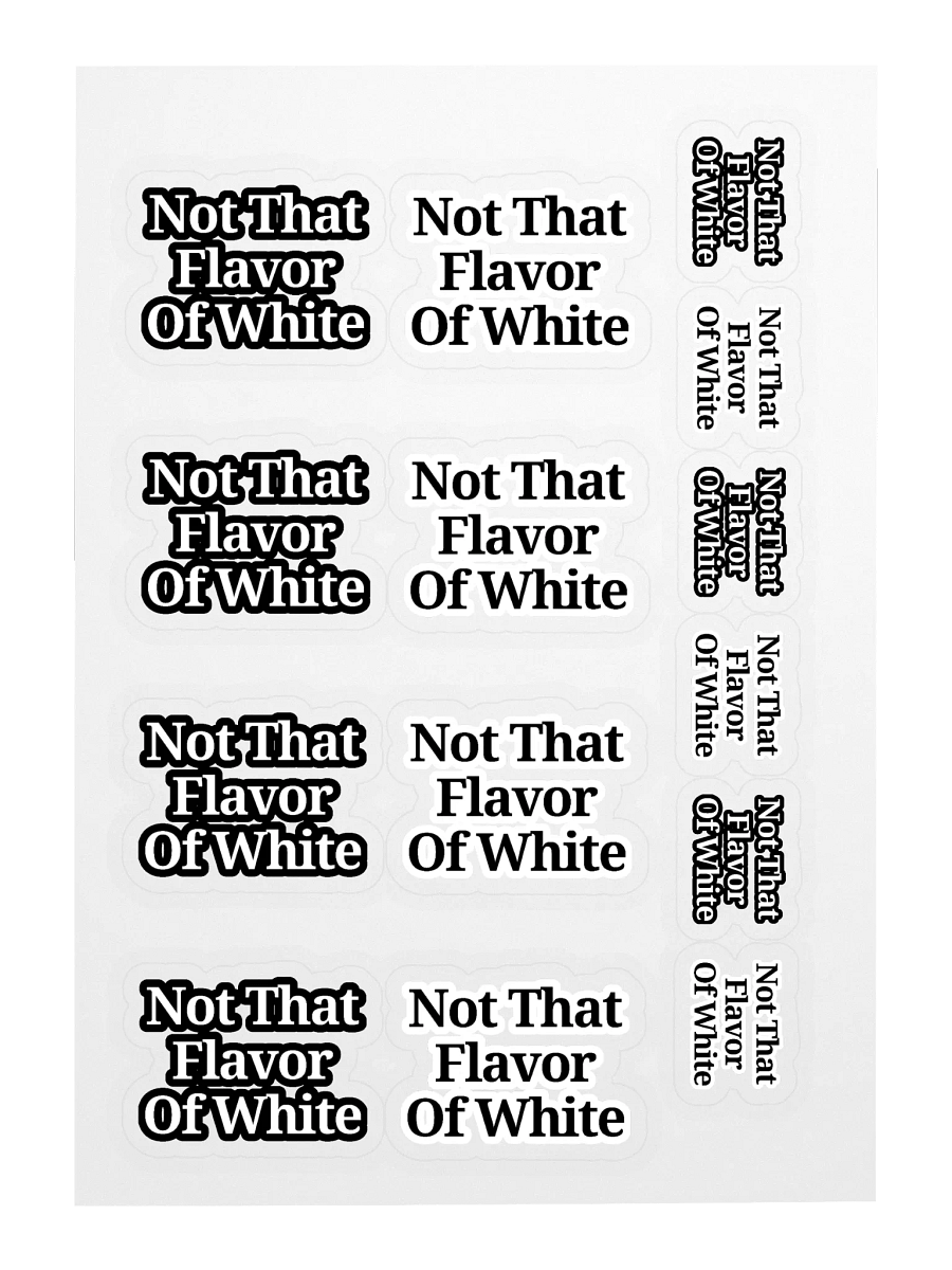 Not that flavor of white product image (3)