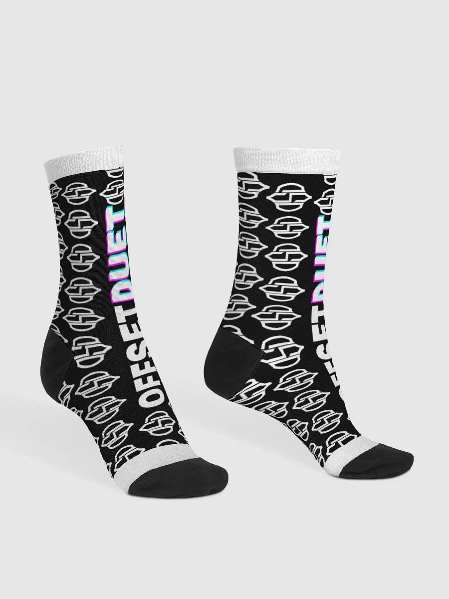 Dazzling Offset Duet Crew Socks product image (2)