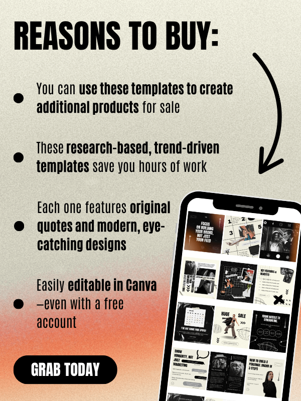 MRR/PLR Instagram Templates for Coaching product image (7)