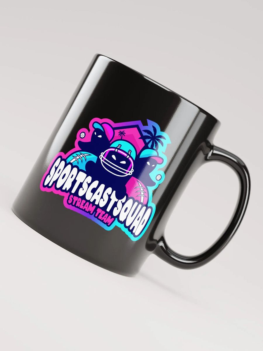 SCS STREAM TEAM BLACK MUG product image (4)