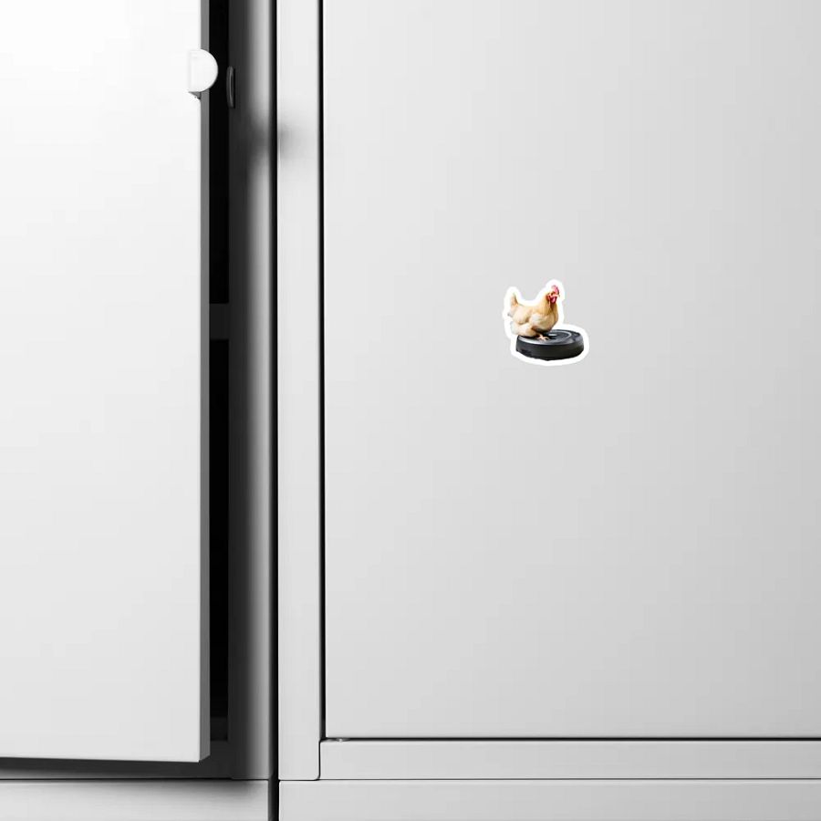 Roomba Chicken Magnet product image (8)
