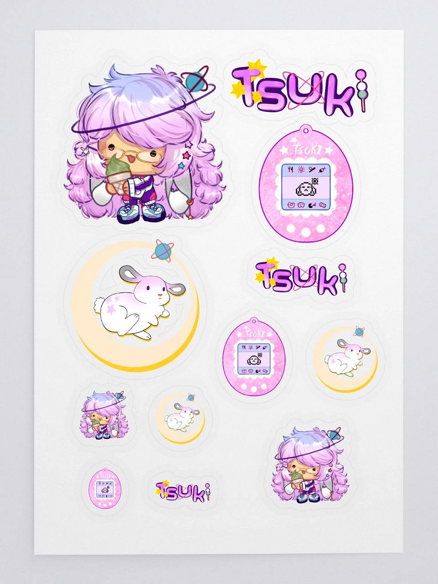 Basic Tsuki the Moon Bunny Sticker Pack product image (3)