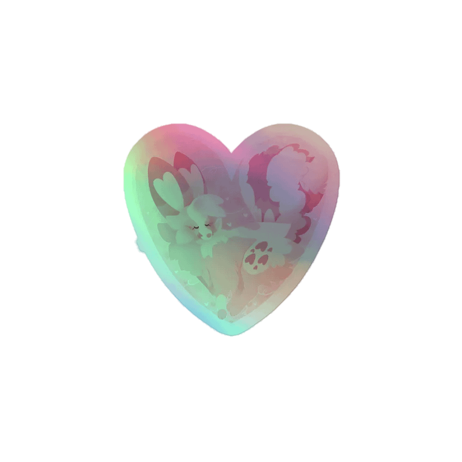 Valentine Struck - HOLO Sticker! product image (1)