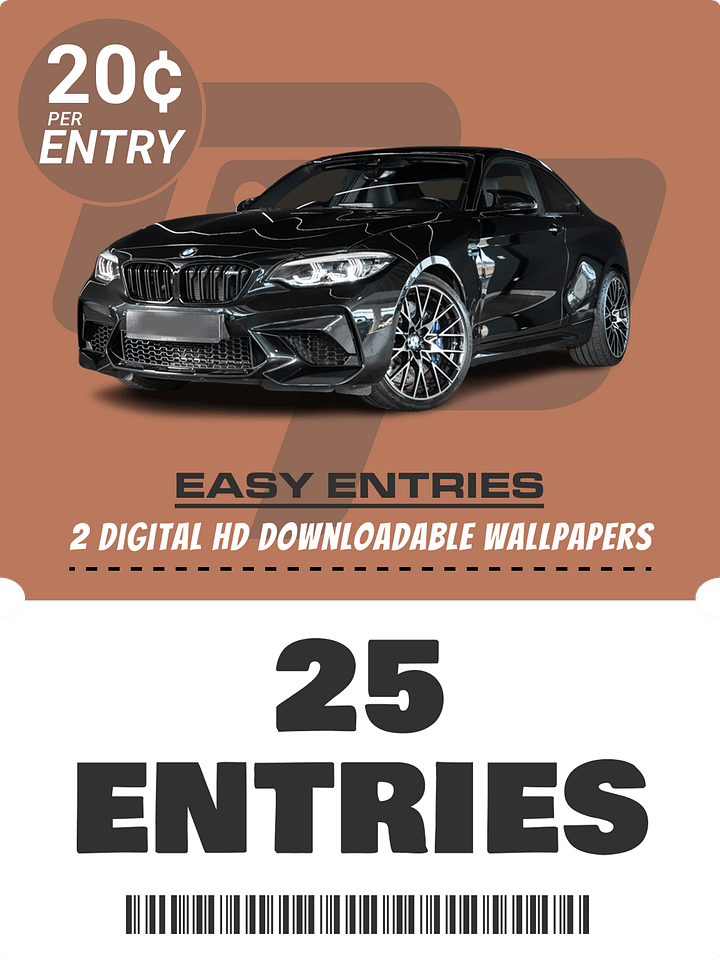 Easy Entry Bronze (25 Entries) product image (1)