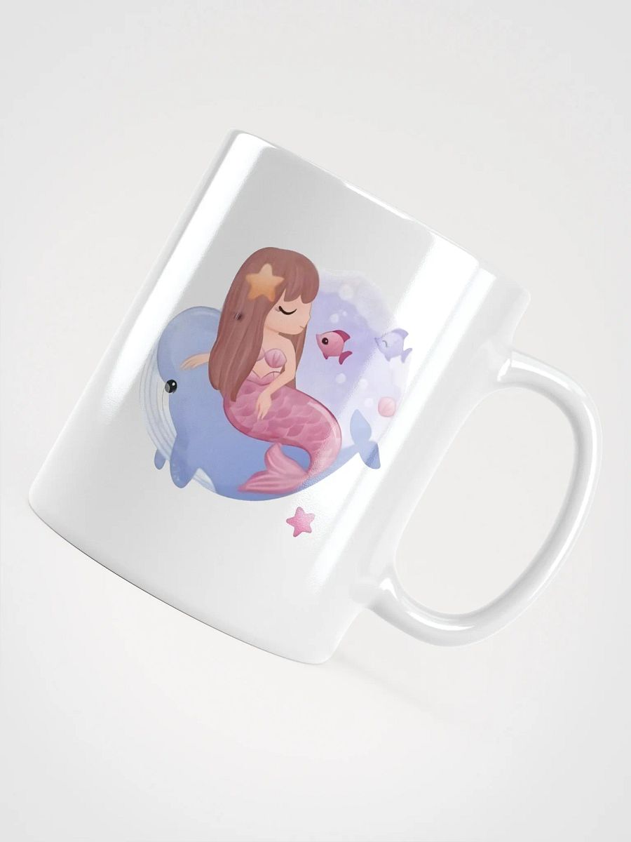 White Glossy Mug White Mermaid product image (4)