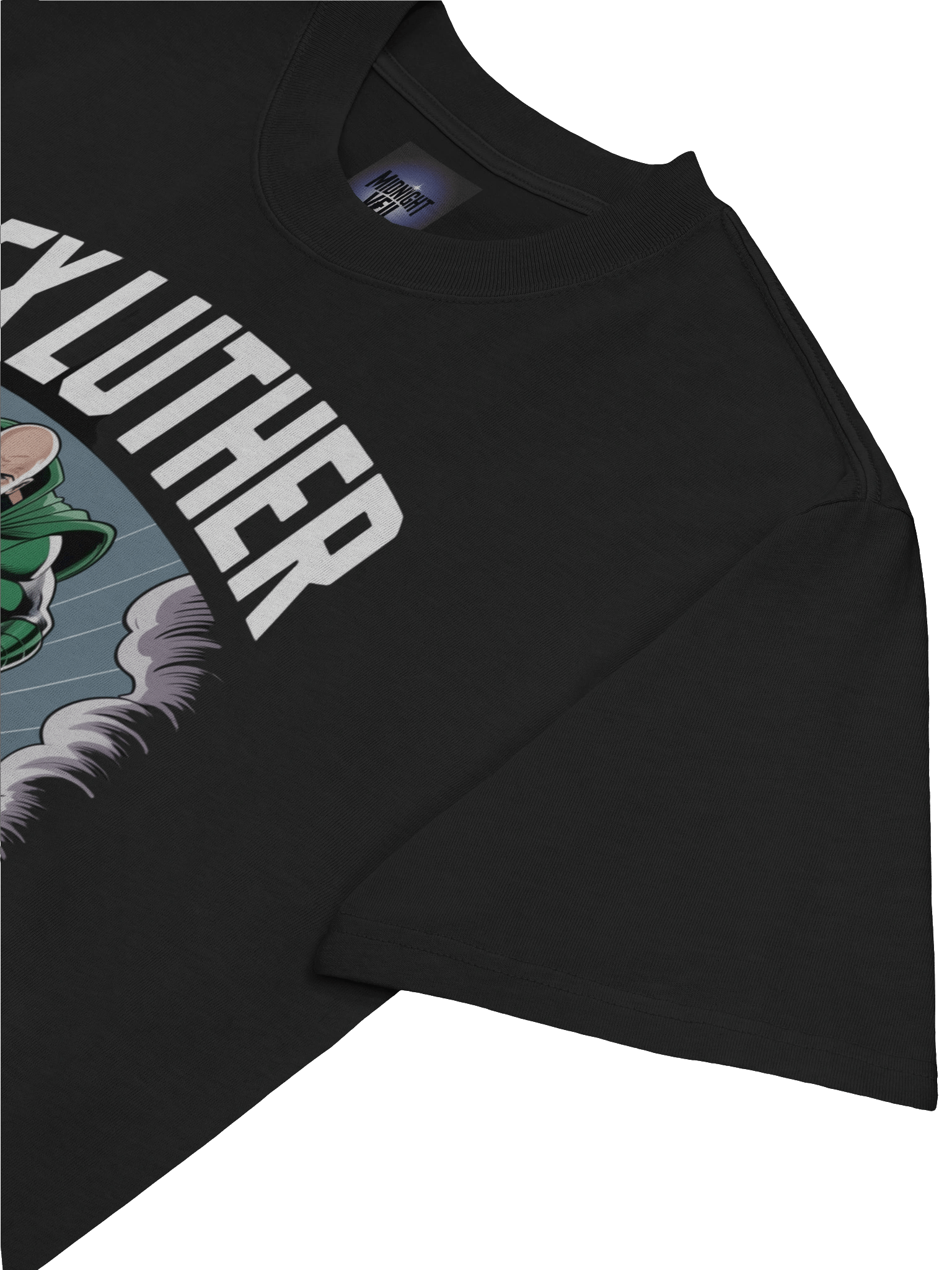 Lex Luthor's Emerald Supremacy Surge – Premium Oversized Faded T-Shirt product image (7)