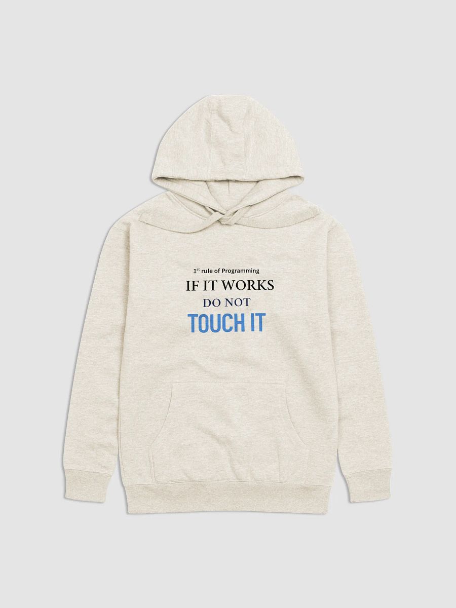 Rule of Programming Hoodie product image (1)