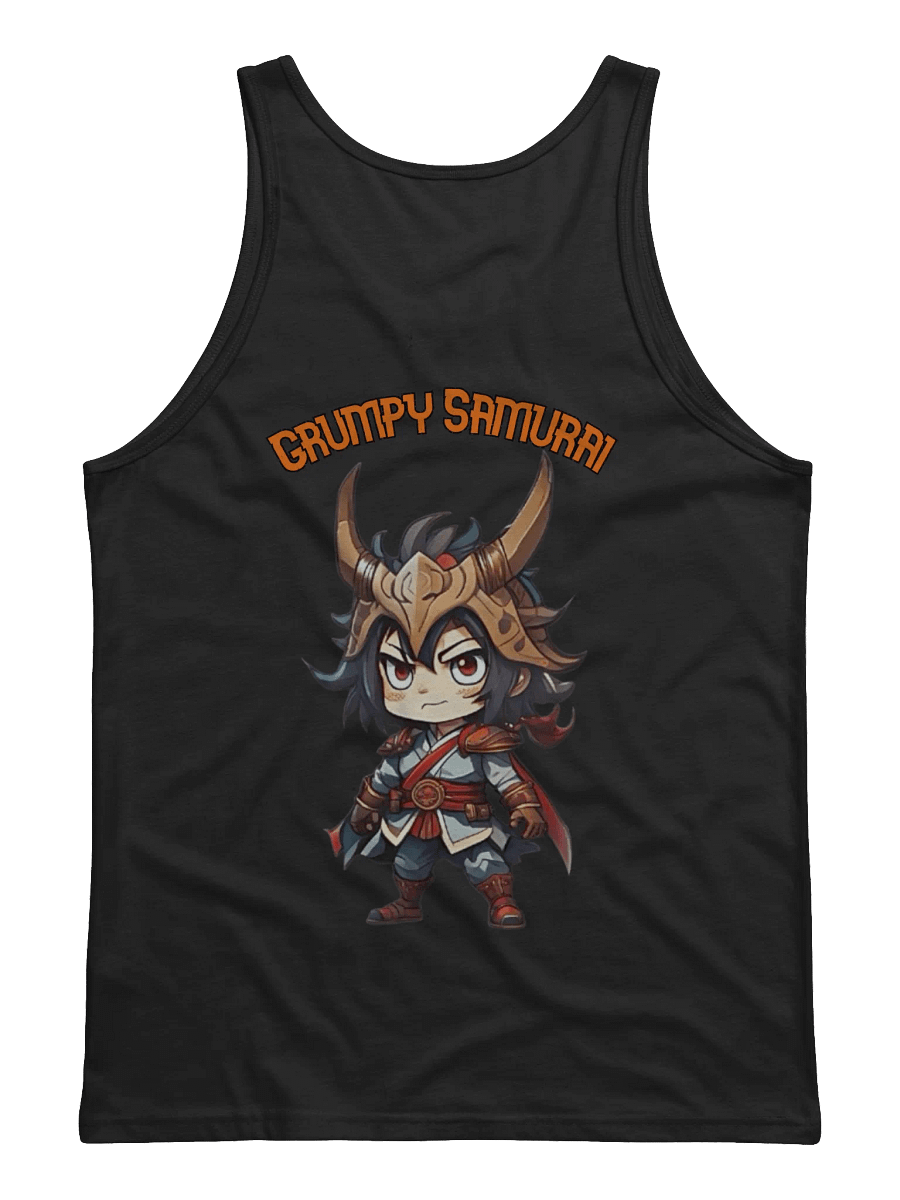 Grumpy Samurai Chibi Tank product image (7)