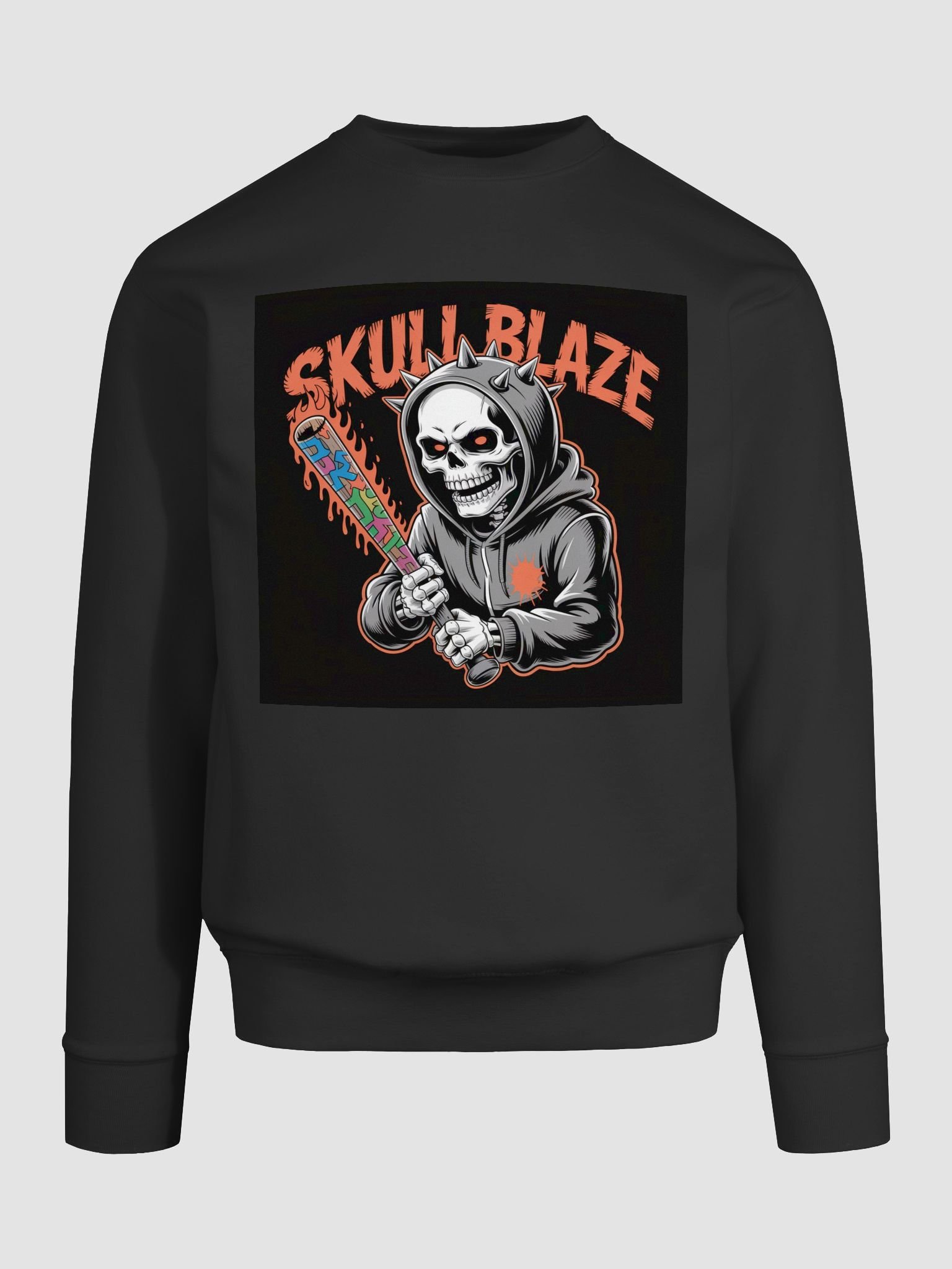 Skull Blaze Hooded Sweatshirt product image (9)