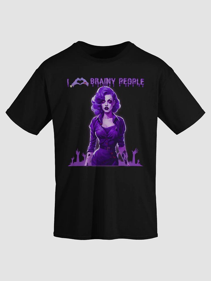 I ♥ BRAINY PEOPLE Purple T-Shirt product image (6)