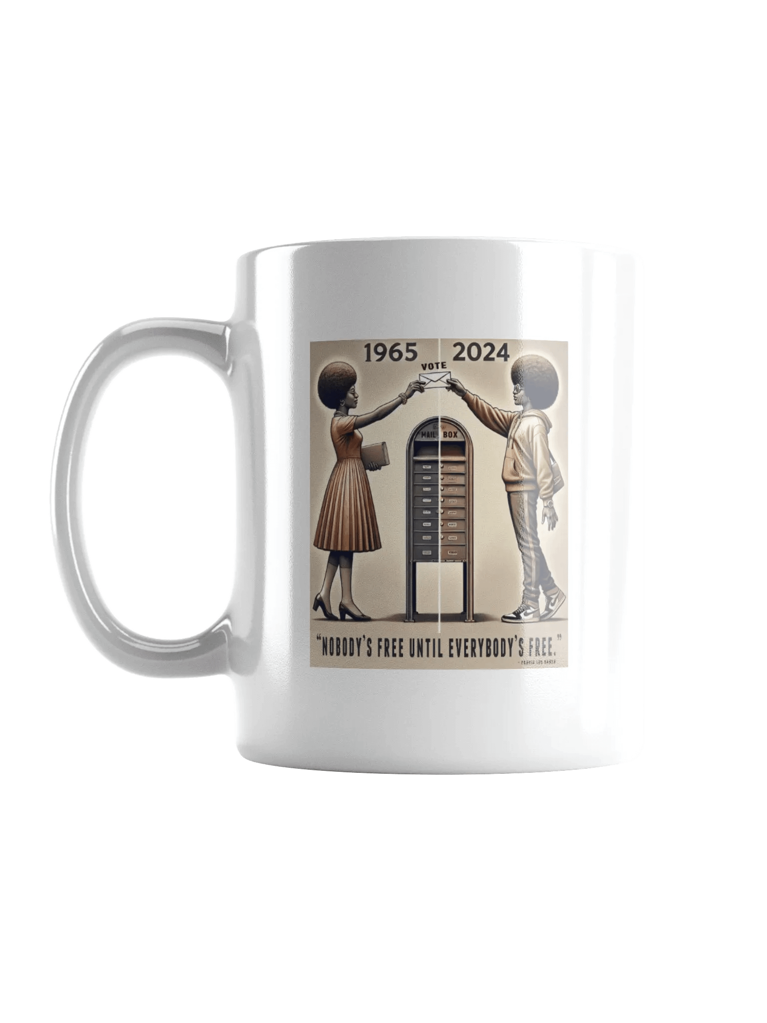 "Nobody’s Free" Coffee Mug – Sip with Purpose, Honor the Legacy product image (18)