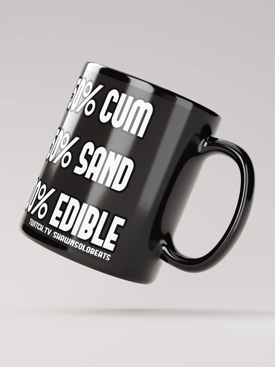 Cum Sand Black Glossy Mug product image (2)