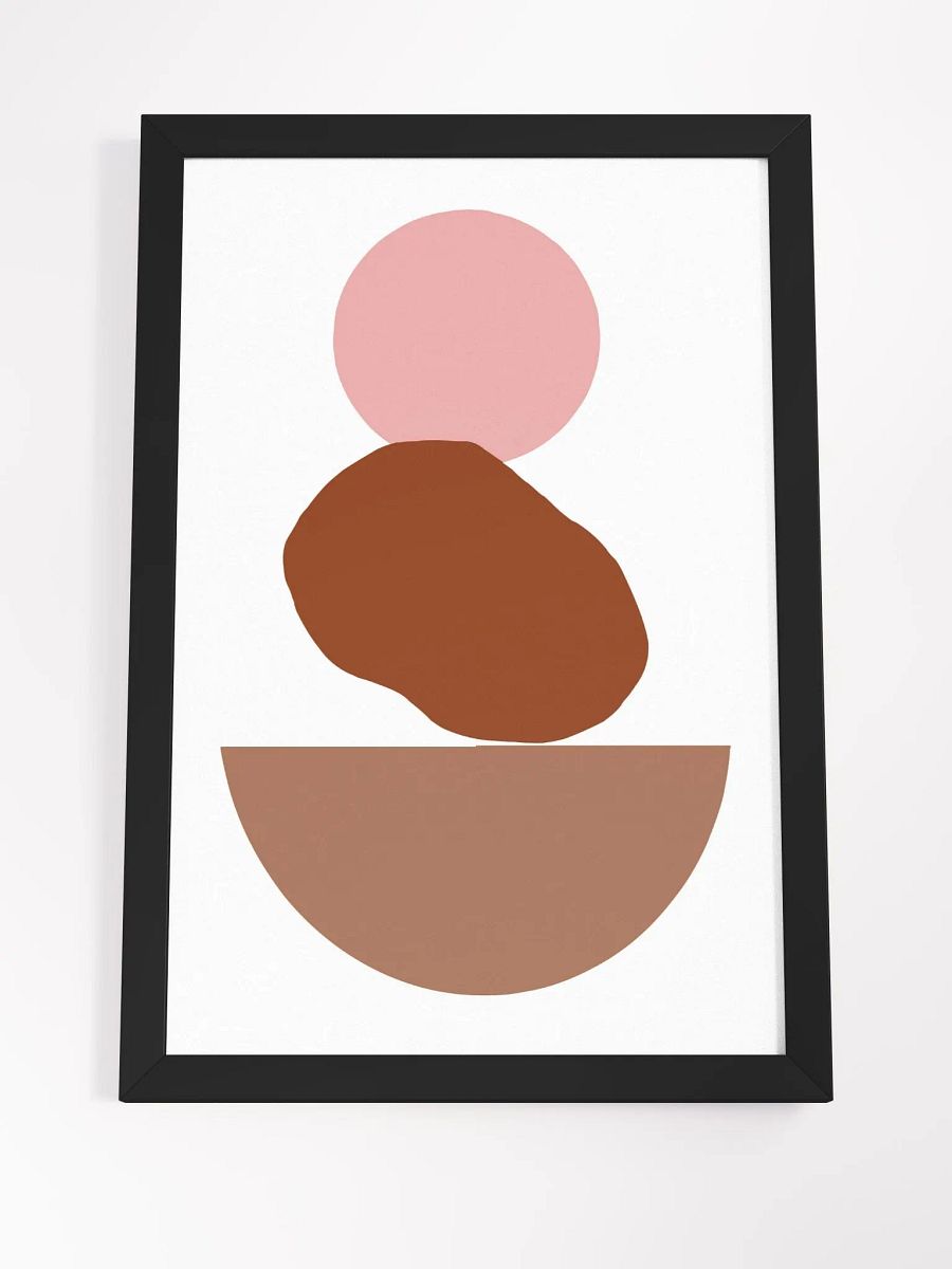 Abstract Geometry Framed Matte Poster product image (19)