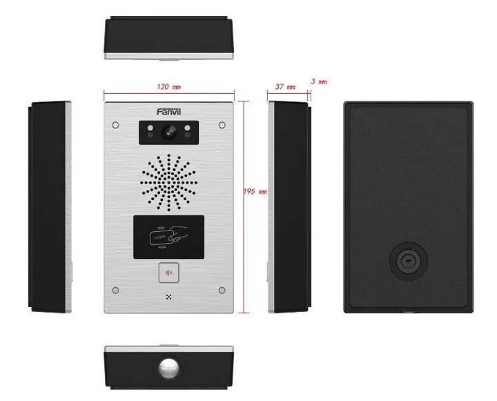 Fanvil I32V All-in-One Doorphone (Access Control, Intercom and Broadcasting) product image (2)