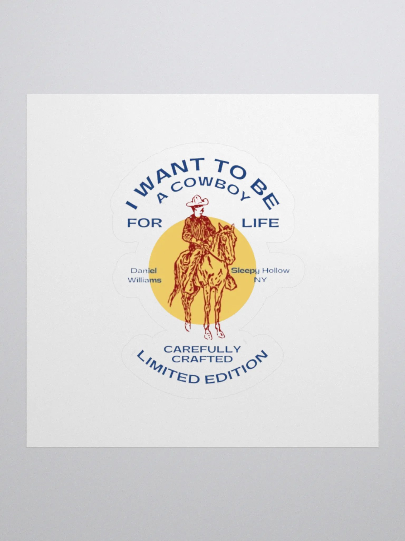 Cowboy For Life Stickers product image (4)