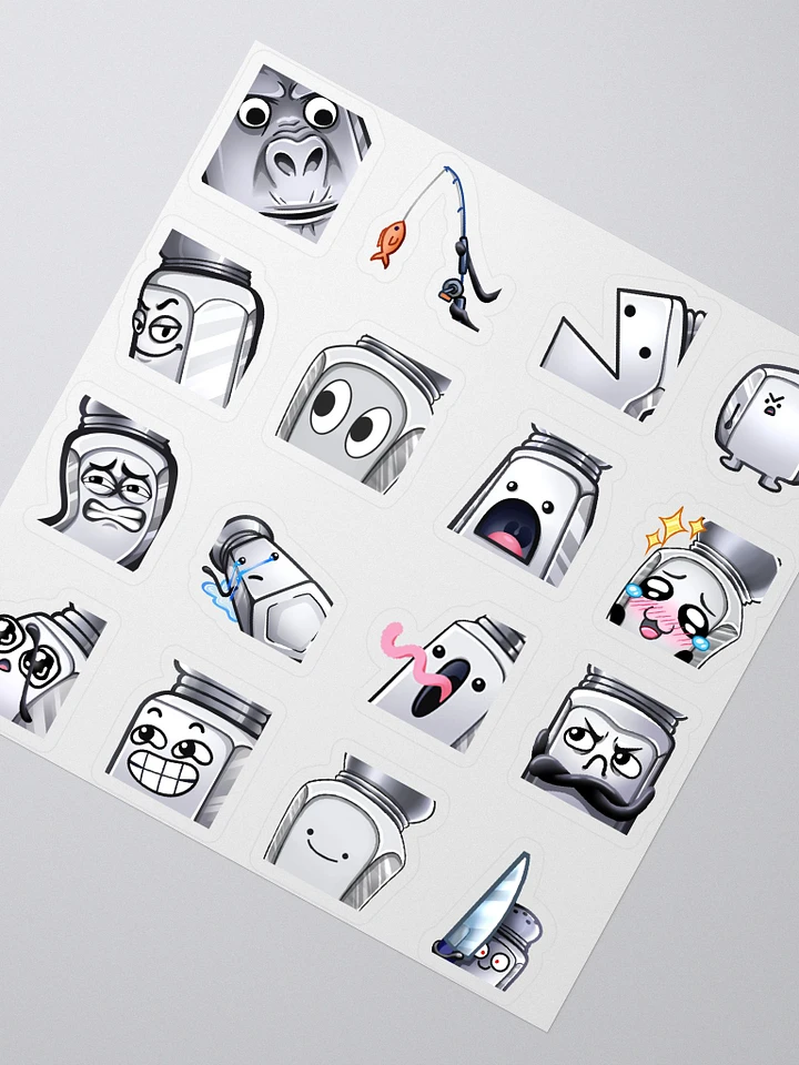 Saltboy Emotes Sticker Sheet product image (1)