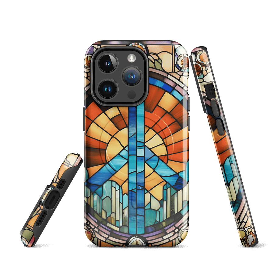 Peaceful Vibes Stained Glass iPhone Case product image (3)