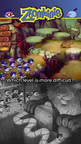 Which level do you think is harder: Pizza Pass or Lion's Lair?  #Zoombinis #PuzzleGames #LogicPuzzles #STEM #LearningThroughP...