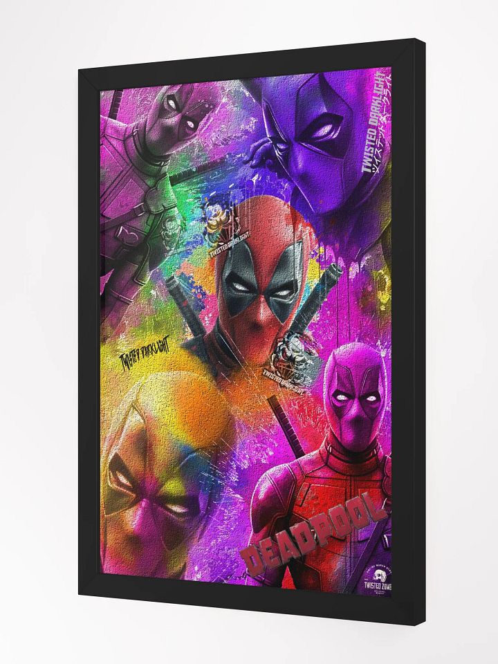 Limited Edition: Deadpool Poster - Unique Design By Twisted Darklight - Size: 12" x 18" product image (1)