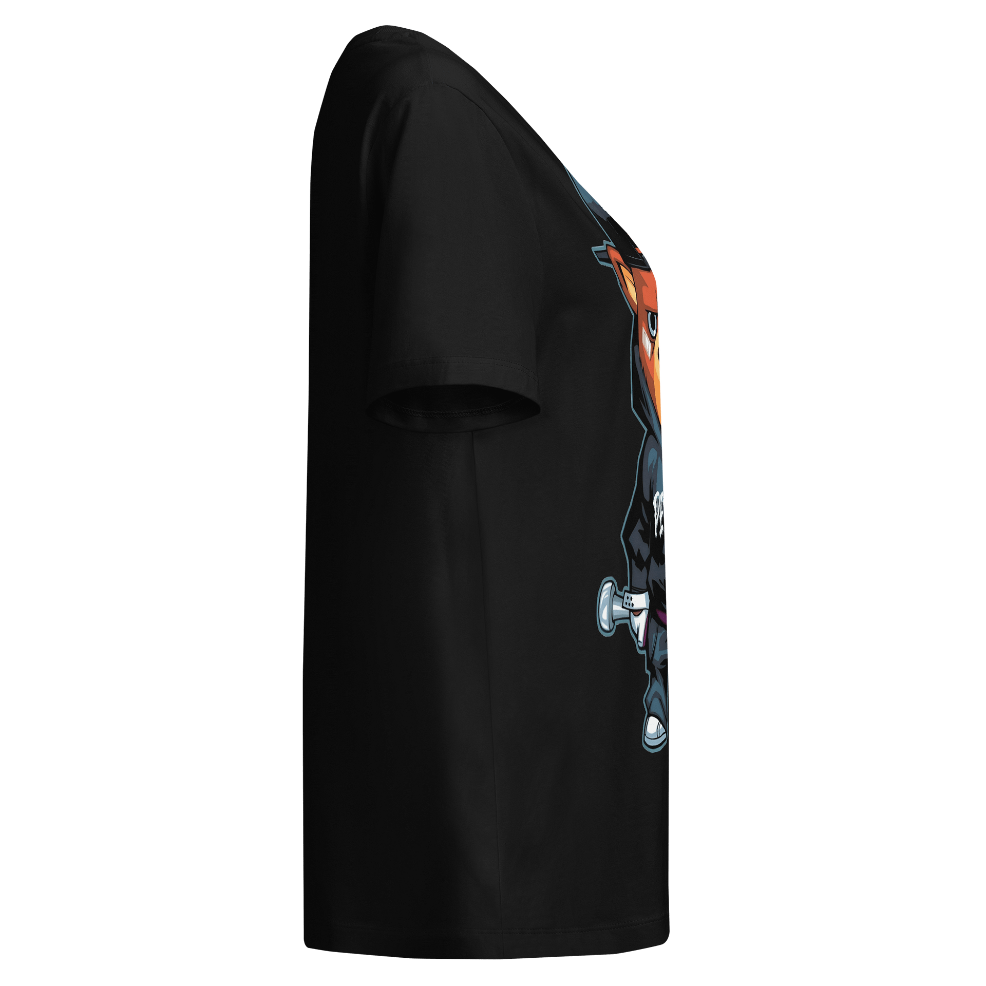 Women's Petty Bear Organic Ribbed Neck T-Shirt product image (4)