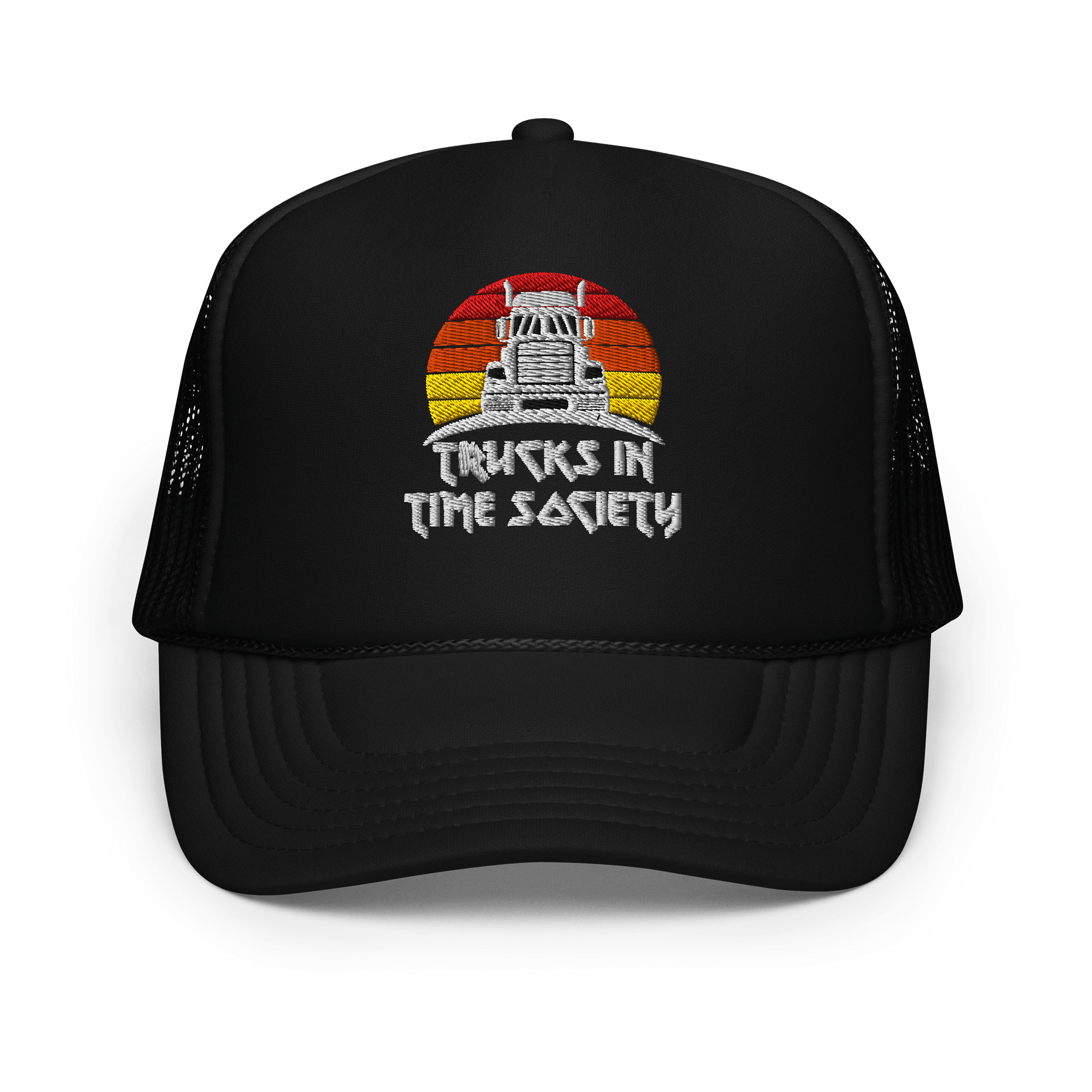 MORNING LOAD Foam Trucker Hat BW product image (1)