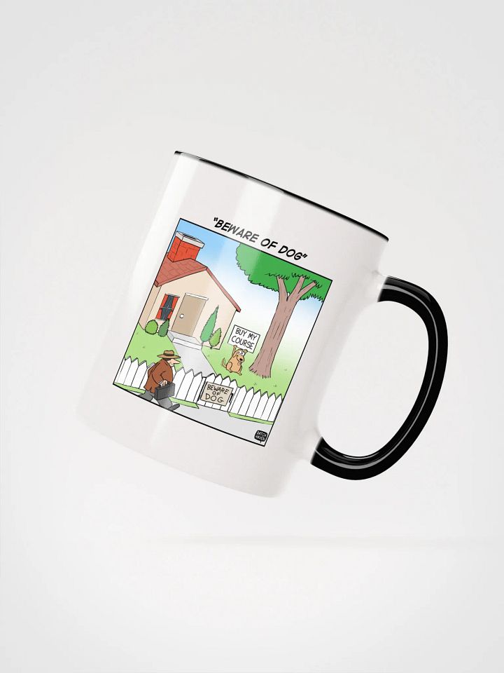 "Beware of dog" mug product image (3)