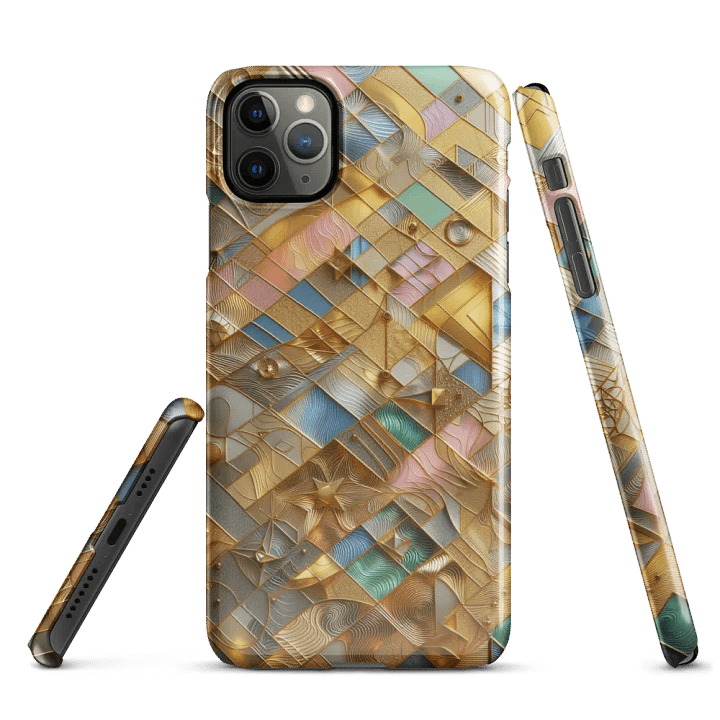 Geometric Goldrush iPhone® Snap Case product image (3)