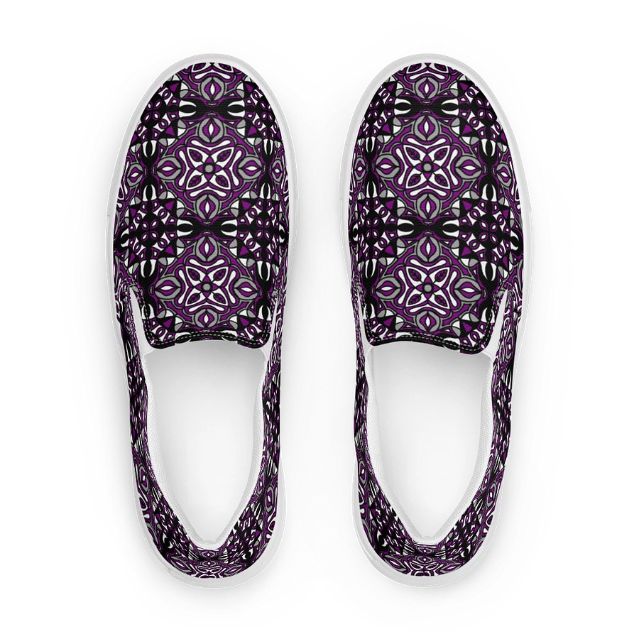 Mens Slip On Canvas - Asexual Abstract product image (8)