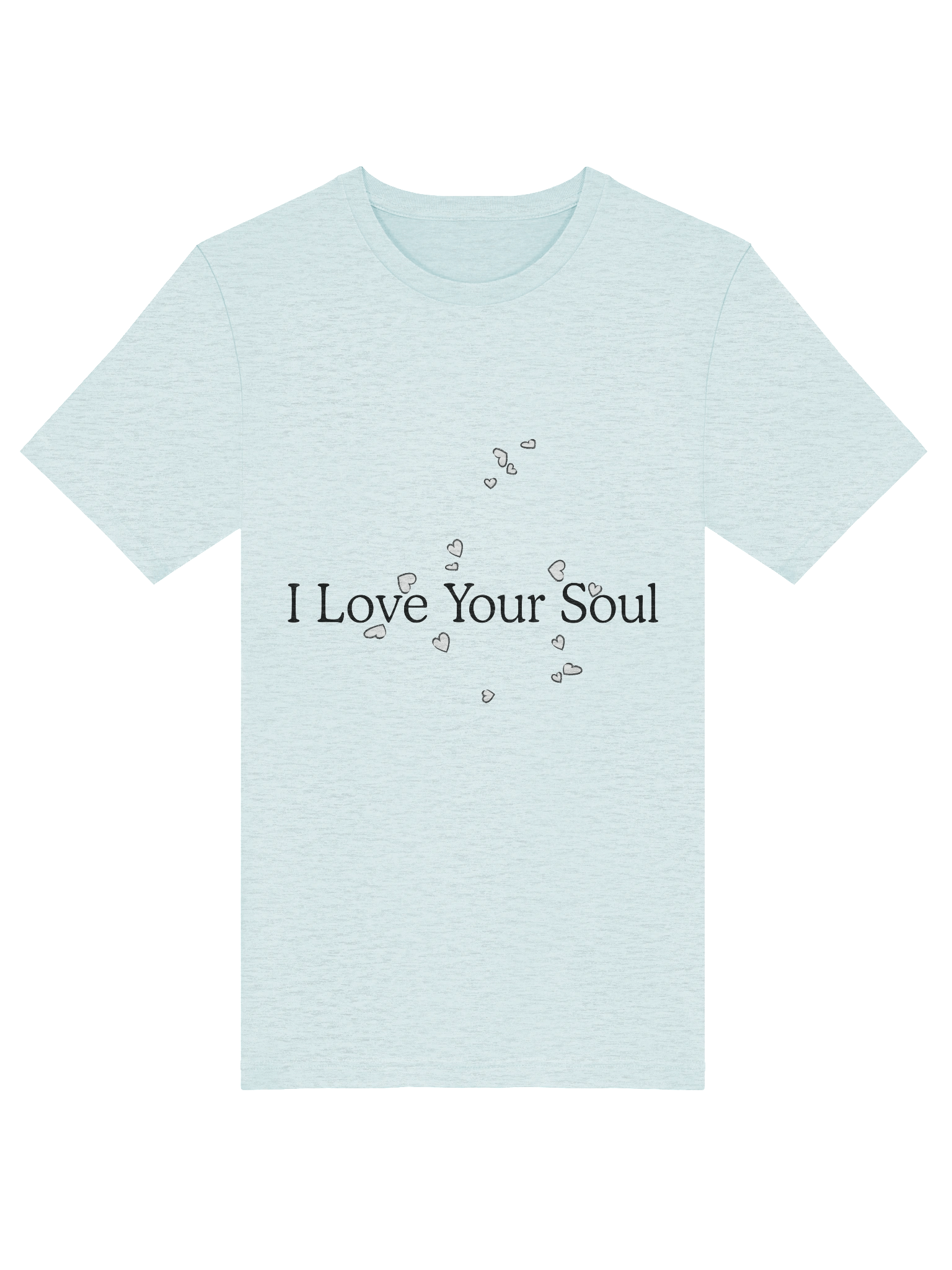 Whimsical Love Your Soul White Hearts T-Shirt product image (89)