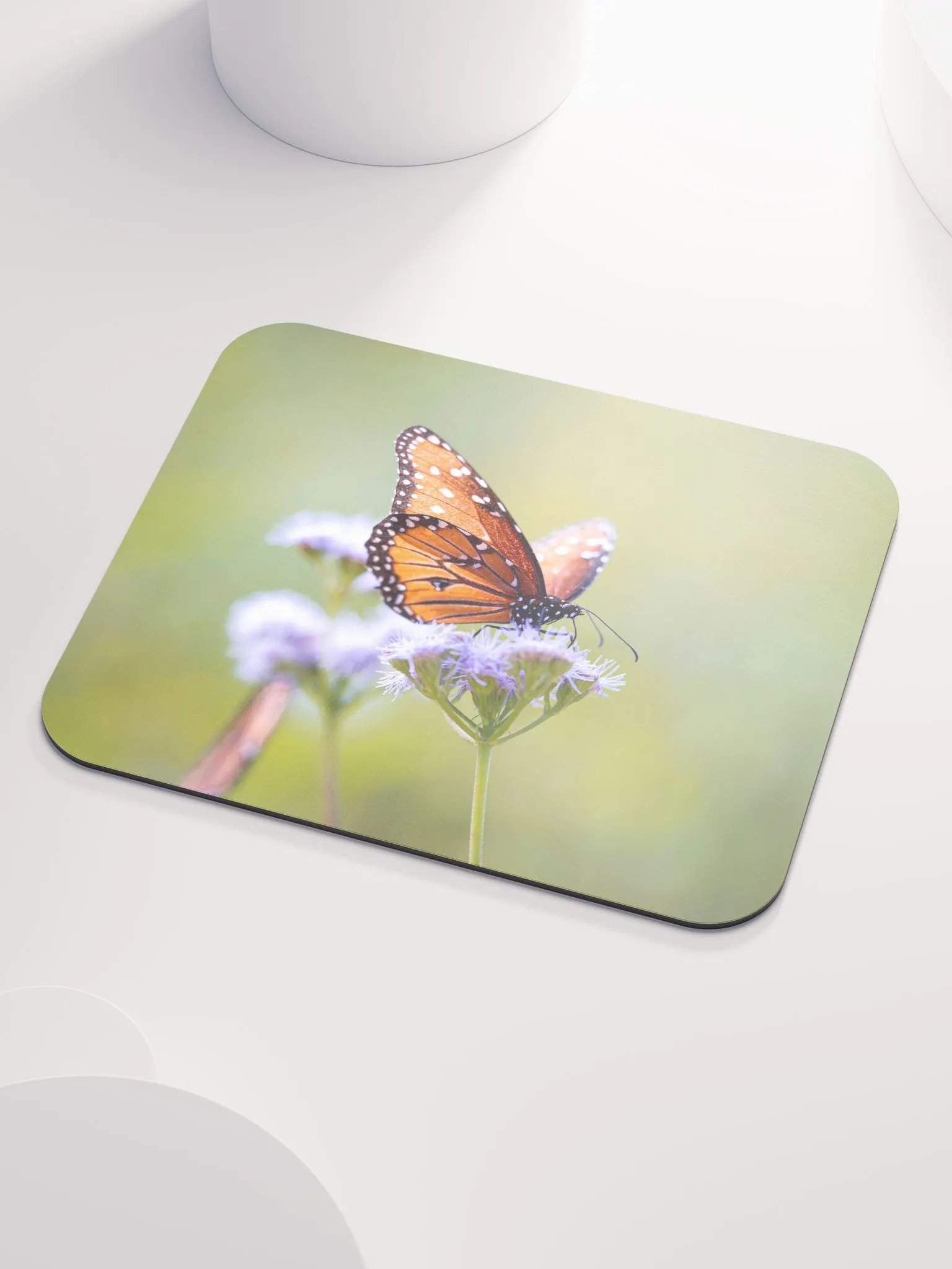 Butterfly In Light Mouse Pad product image (3)
