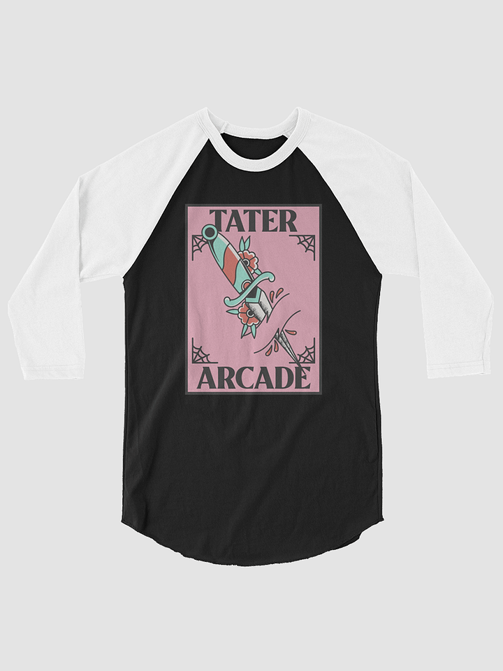 Traditional Tattoo Dagger Raglan tee product image (1)