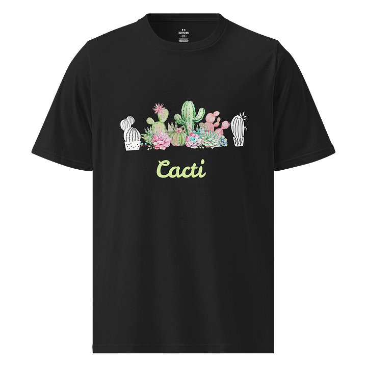 Cactus Garden Watercolor Athletic T-Shirt product image (1)