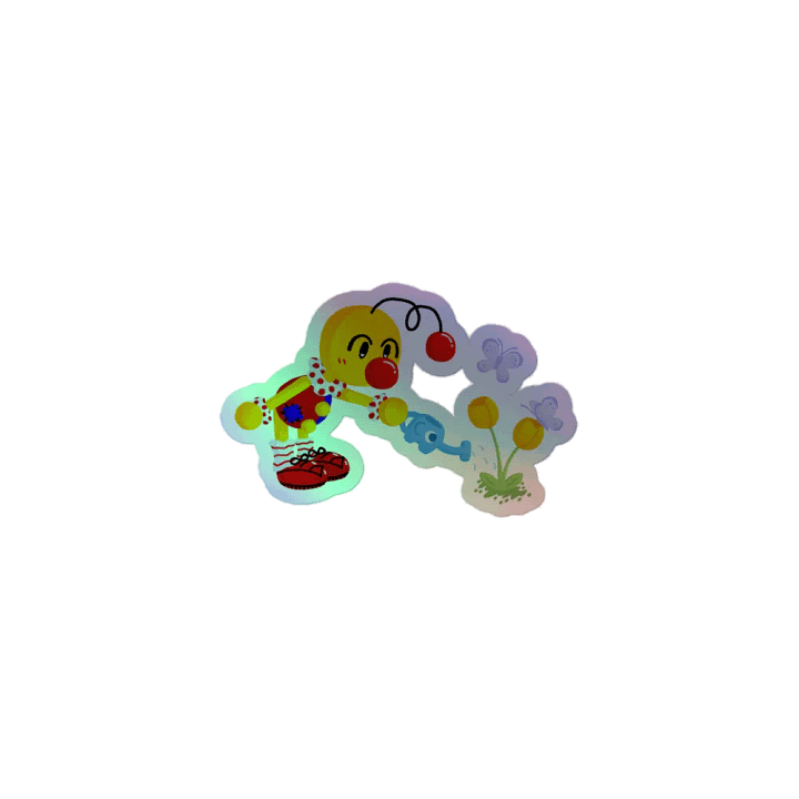 Boyoyoing Watering Tulips Holographic Sticker product image (1)