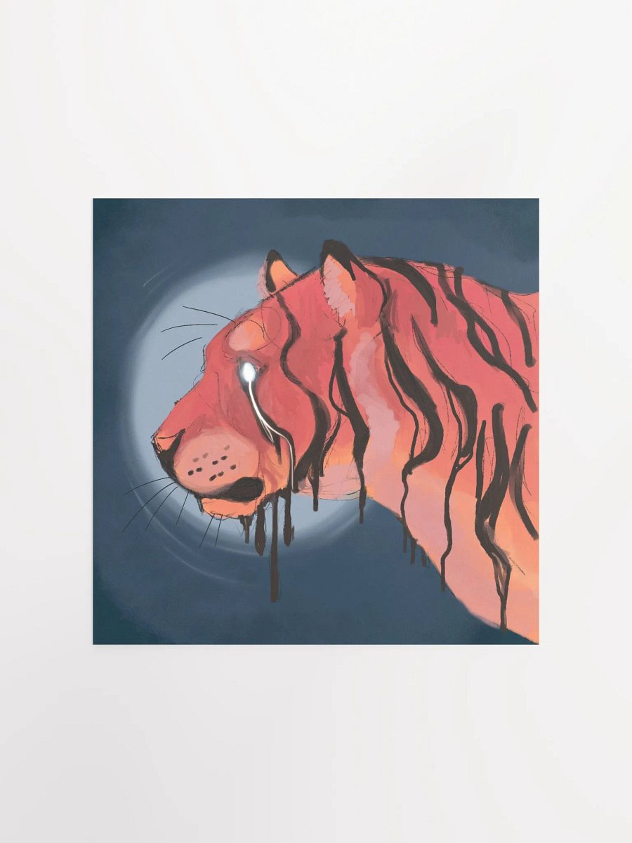 Crying Tiger Print product image (1)